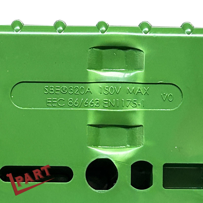 포크리프트 예비 부품 녹색 앤더슨 배터리 커넥터 SBE320 320A 150V